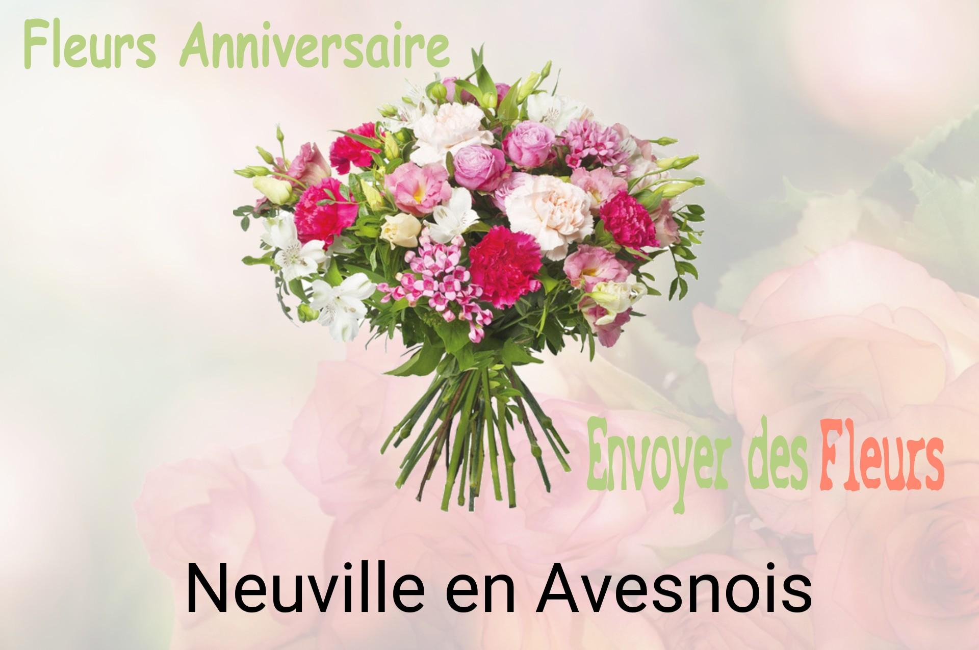 Bouquet de fleurs d’anniversaire livré à Neuville-en-Avesnois